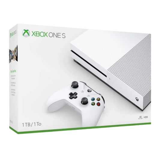 Microsoft Xbox One S Console 1Tb White ( Filled With Games )