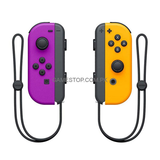 Nintendo Switch Joycon Neon-Purple Neon-Orange (L-R) - GameStop Pakistan