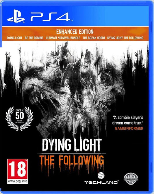 Dying Light: The Following Enhanced Edition PS4 - GameStop Pakistan