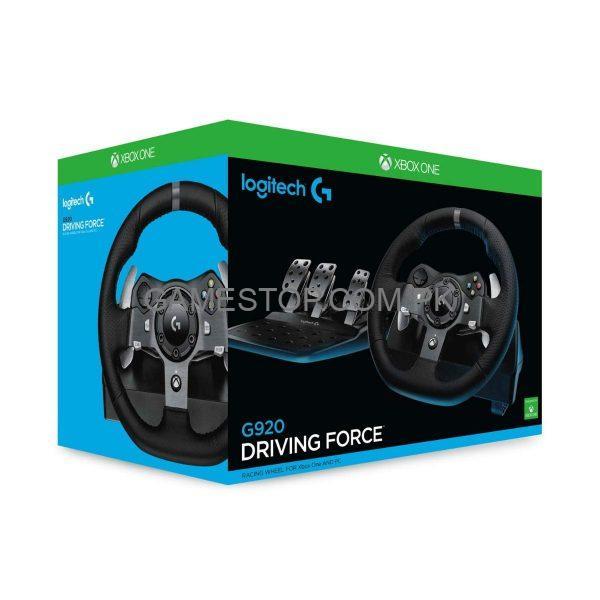 Logitech G920 Driving Force Racing Wheel with Floor Pedals, for Xbox Series X|S, Xbox One, PC, Mac