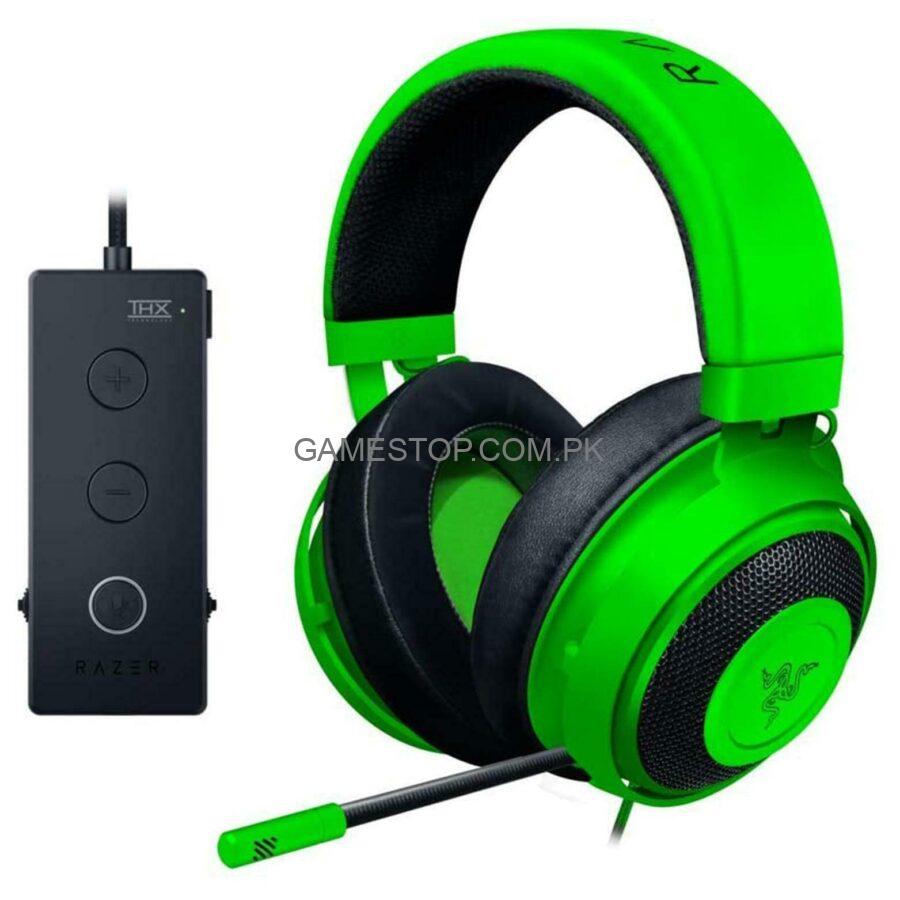 Razer Kraken Tournament Edition Wired Gaming Headset with USB Audio Controller [Green] - GameStop Pakistan