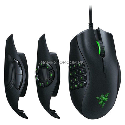 Razer Naga Trinity Gaming Mouse - Chroma RGB - Interchangeable Side Plate - Mechanical Switches - GameStop Pakistan