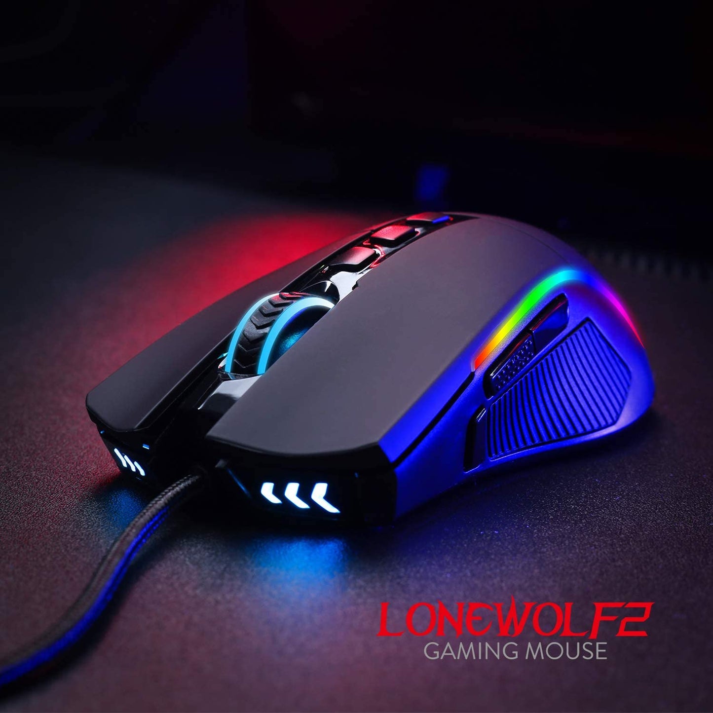 Redragon M721-Pro Lonewolf2 Gaming Wired Mouse RGB 32,000 DPI