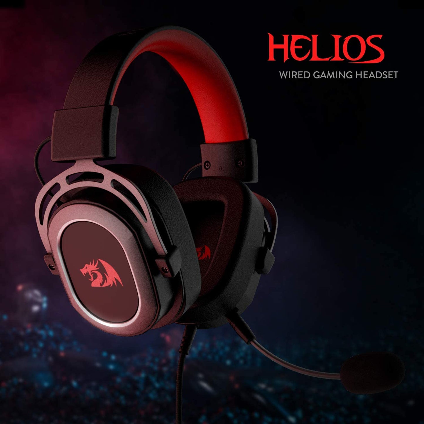 Redragon H710 Helios USB Wired Gaming Headset, 7.1 Surround Sound - GameStop Pakistan