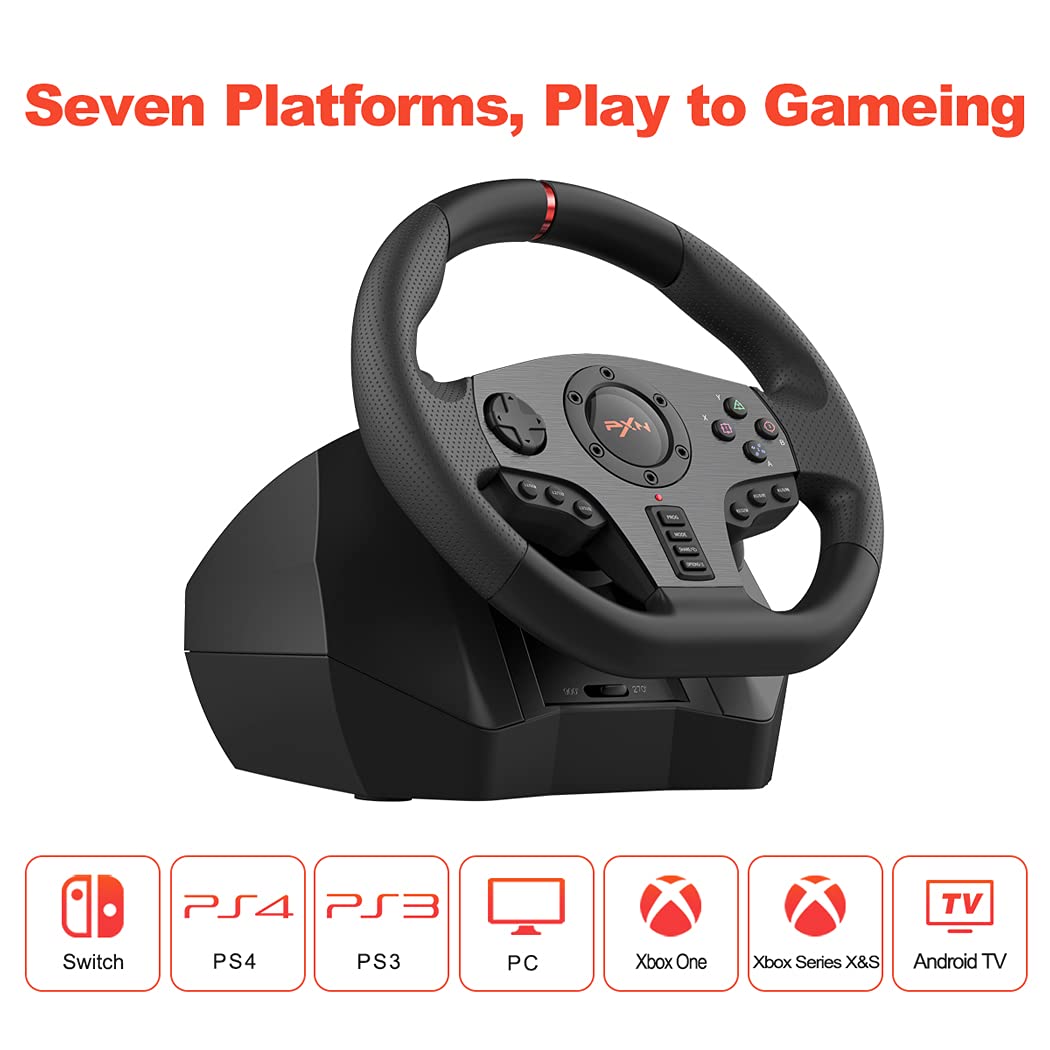 PXN V900 Racing shops Steering Wheel game controller for Xbox with pedals