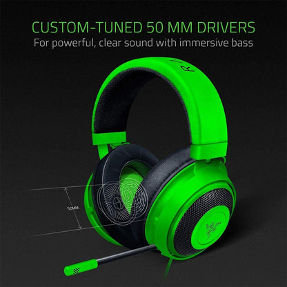 Razer Kraken Wired Gaming Headset [Green] - GameStop Pakistan