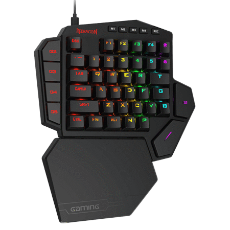Redragon K585 RGB-BA (2 in 1) One-Handed RGB Gaming Keyboard and M721-Pro RGB Mouse Combo