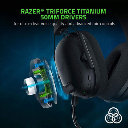 Razer BlackShark V2 Pro Wireless Gaming Headset Black Esports Headphone - GameStop Pakistan