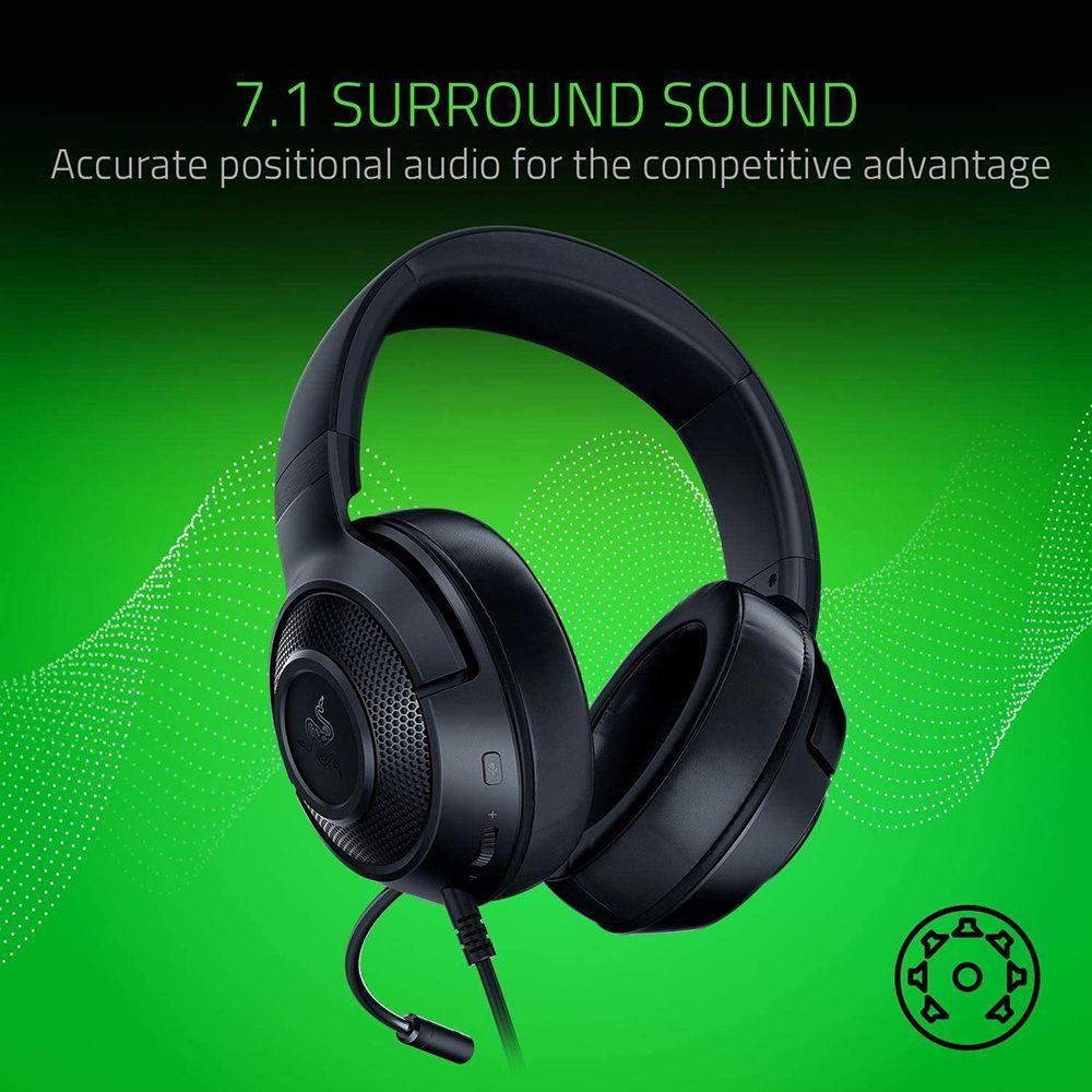 Razer Kraken X Multi-Platform Wired Gaming Headset [Black] - GameStop Pakistan