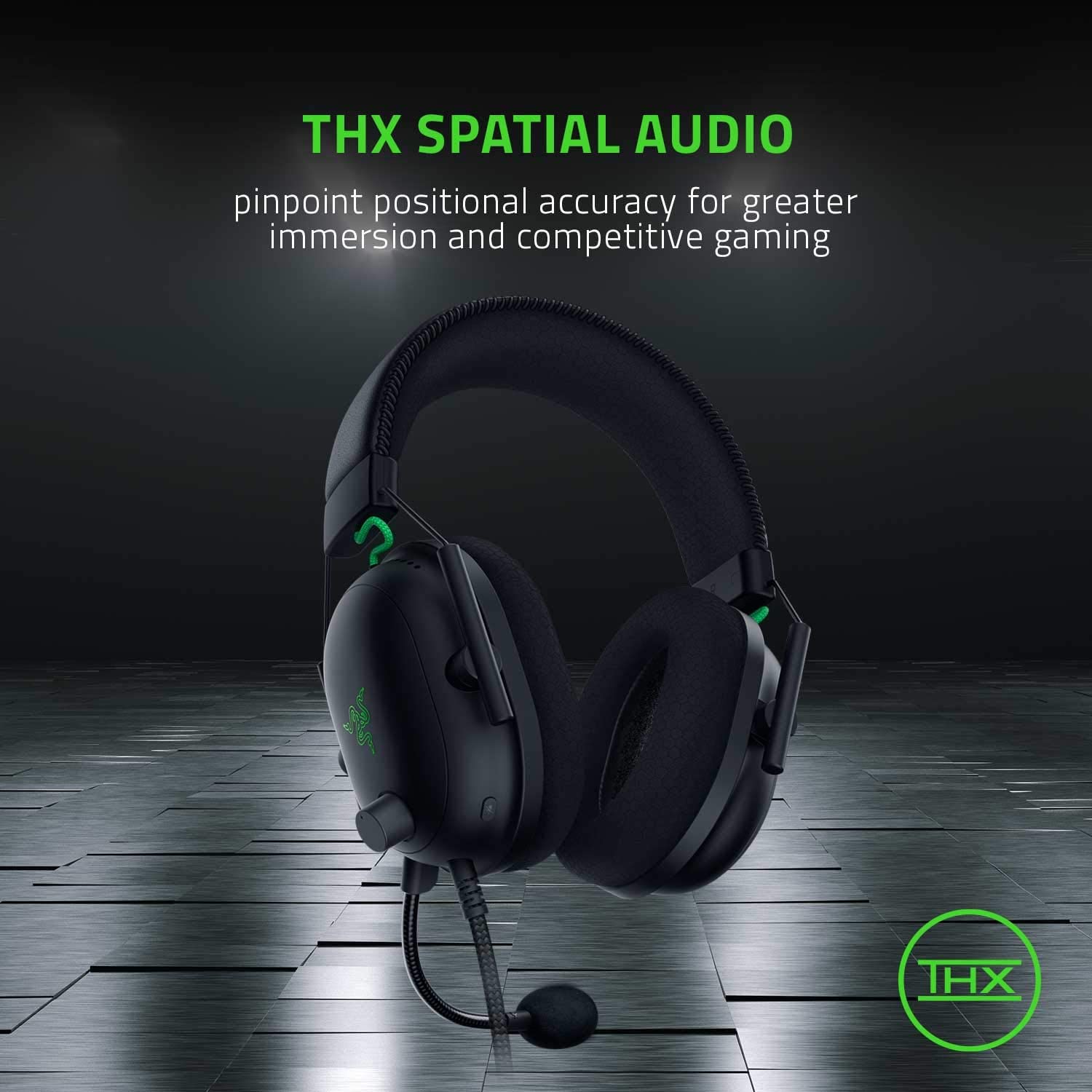 Razer BlackShark V2 Gaming Headset: THX 7.1 Spatial Surround Sound - GameStop Pakistan