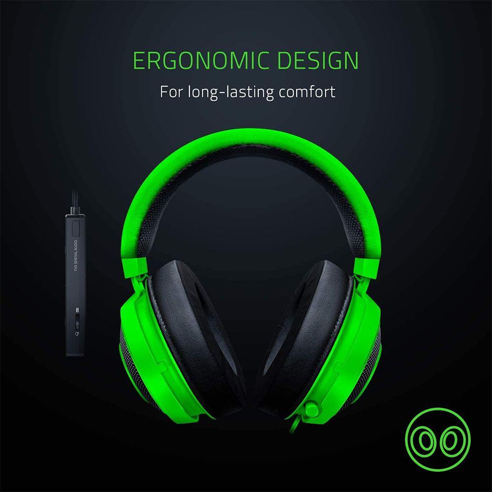 Razer Kraken Tournament Edition Wired Gaming Headset with USB Audio Controller [Green] - GameStop Pakistan