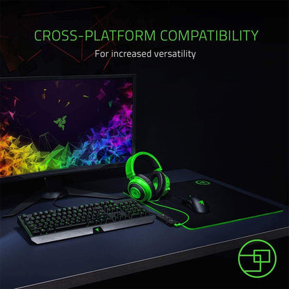 Razer Kraken Tournament Edition Wired Gaming Headset with USB Audio Controller [Green] - GameStop Pakistan