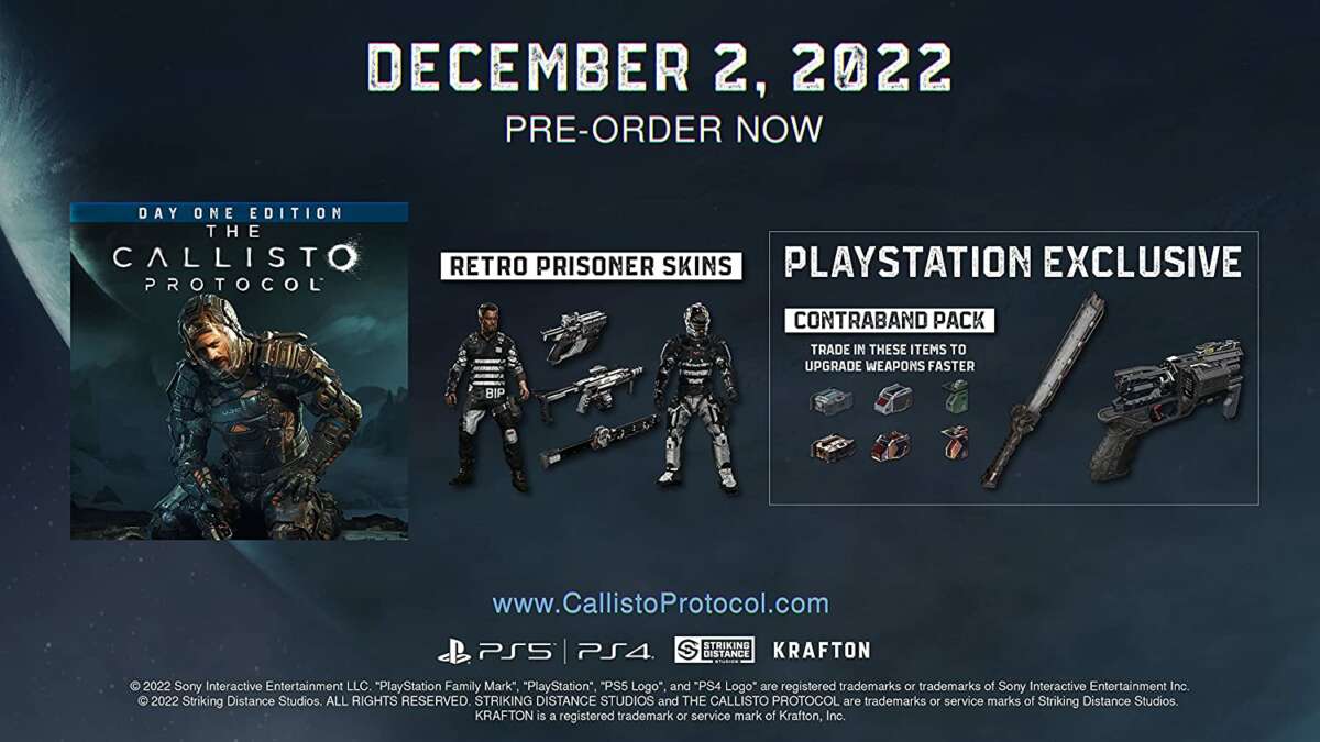 The Callisto Protocol Day One Edition - PS4 - GameStop Pakistan