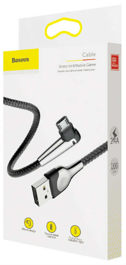 Baseus Sharp-bird Mobile Game Cable USB – Elbow Cable USB / micro USB
