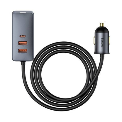 BASEUS SHARE TOGETHER 4 PORT 120W PPS QUICK CAR CHARGER