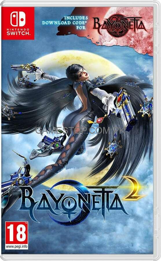 Bayonetta 2 (Physical Game Card) + Bayonetta 1 (Digital Download) - Nintendo Switch