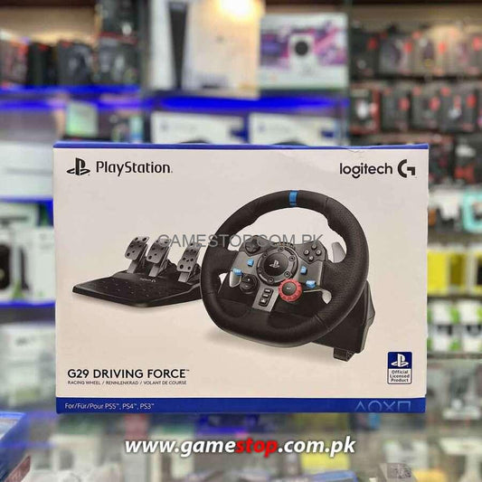 Logitech G29 Driving Force Racing Wheel - PS5 Edition - GameStop Pakistan