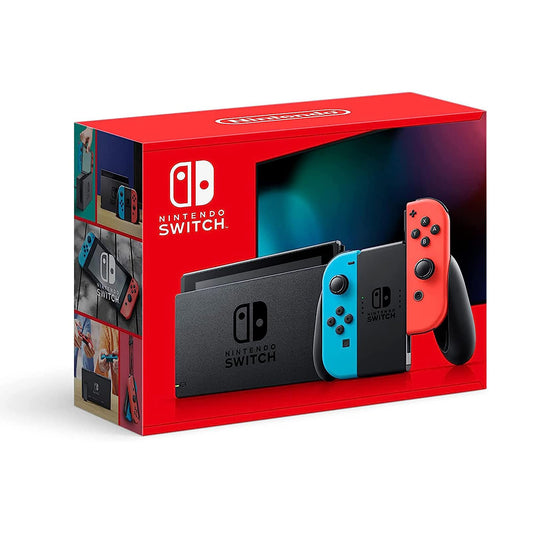 Nintendo Switch Extended Battery Version (Neon Blue and Neon Red)