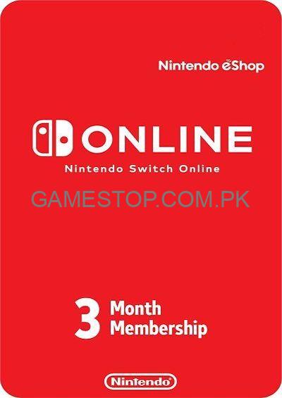 Nintendo Switch Online 3 Months Individual Membership USA - GameStop Pakistan