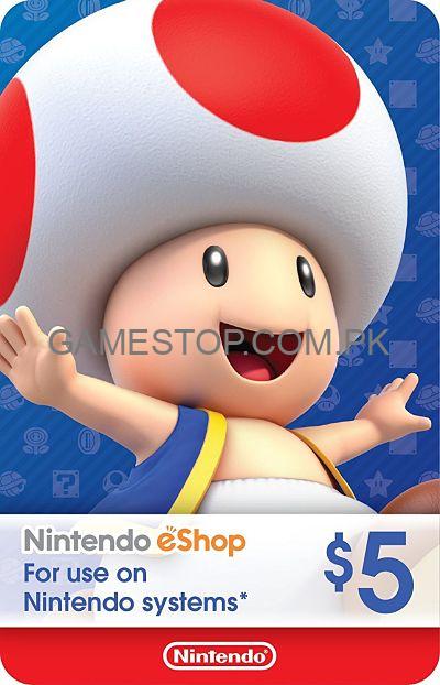 Nintendo eShop Gift Card $5 (US)