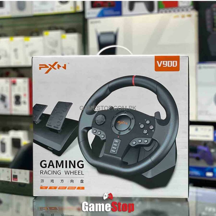 Store PXN V900 Racing Steering Wheel game controller for Xbox with pedals