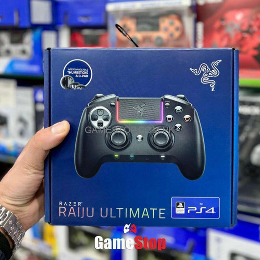 Razer Raiju Ultimate, Chroma RGB, Bluetooth Wireless and Wired Gaming Controller For PS4 & PC