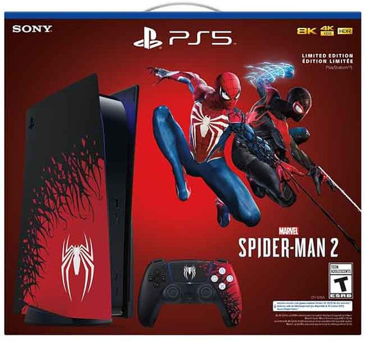 PlayStation 5 Console Marvel’s SpiderMan 2 Limited Edition Bundle