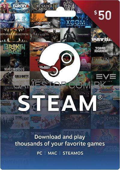 Steam Gift Card $50 USD GLOBAL