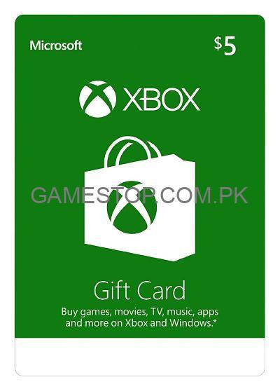 Xbox Live $5 Gift Card Digital Code (USA)