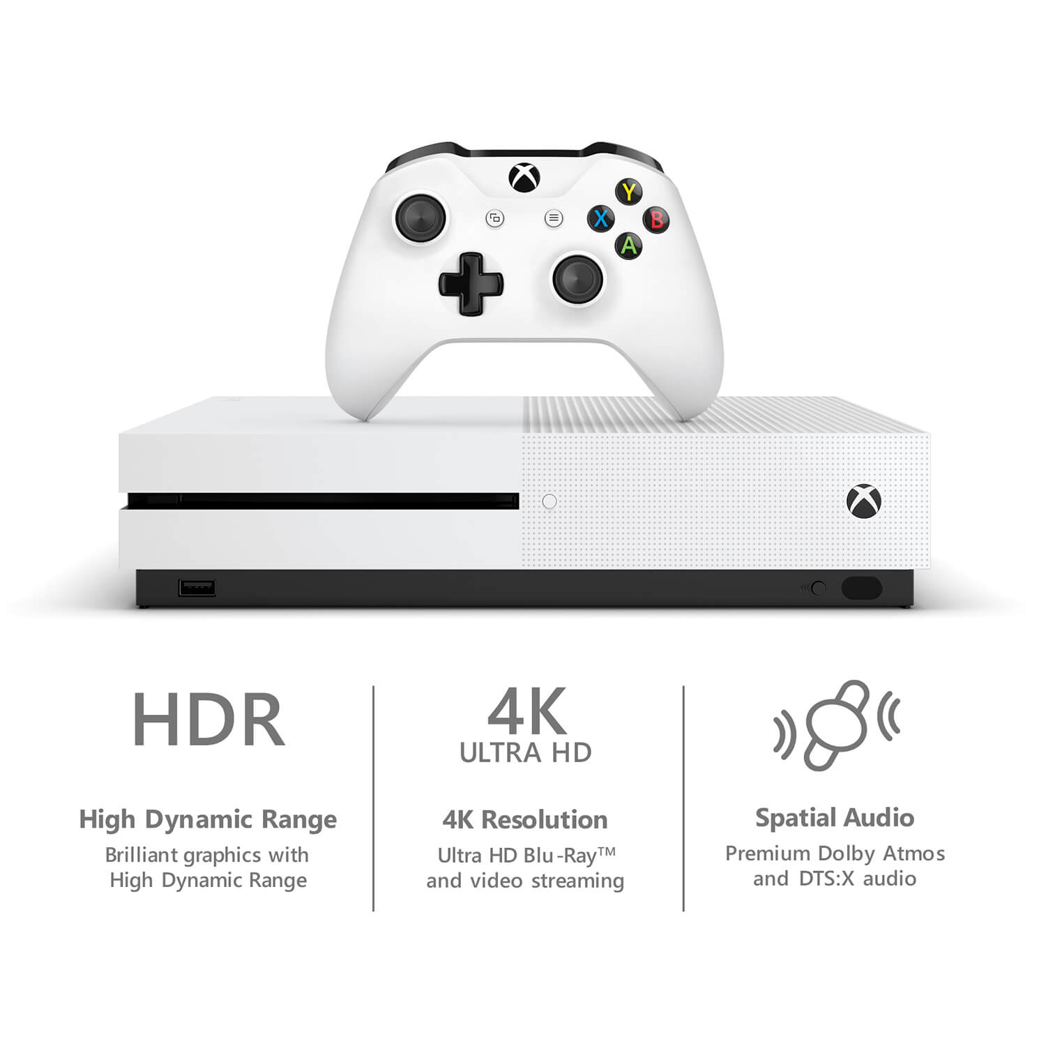 Microsoft Xbox One S White 500 2024 GB Console