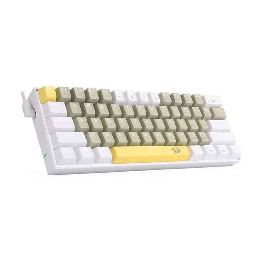 Redragon K606 LAKSHMI 60% Mechanical Gaming Keyboard (BROWN Switch) White LED Backlighting