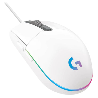 Logitech G102 LIGHTSYNC White Gaming Mouse