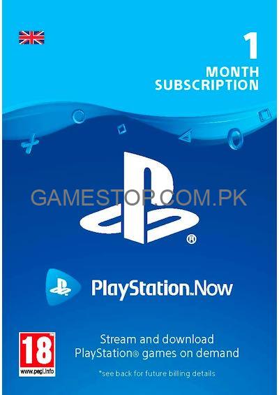 PlayStation Now 1 Month Subscription (UK) - GameStop Pakistan