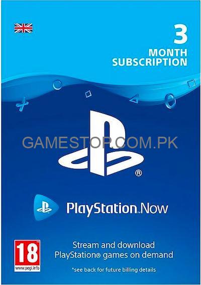 PlayStation Now 3 Month Subscription (UK)