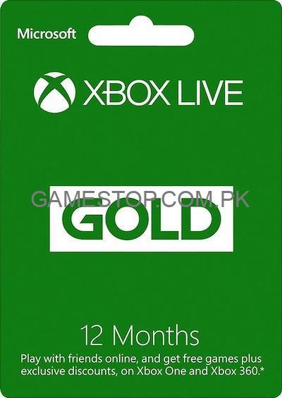 Xbox Live 12 Month Gold Membership Digital Code - GameStop Pakistan